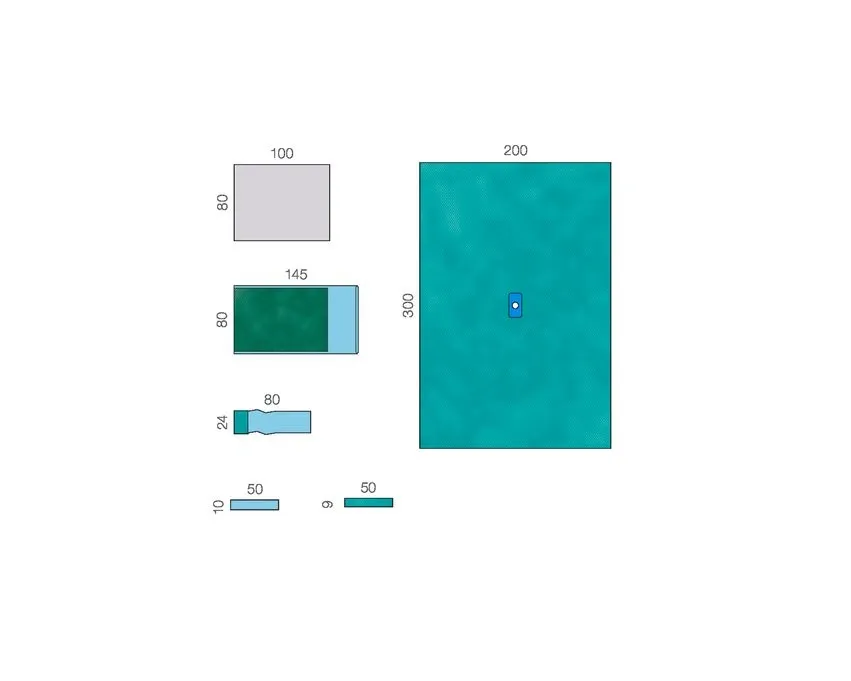 TROUSSE ARTHROSCOPIE AVEC POCHE 2 COUCHES