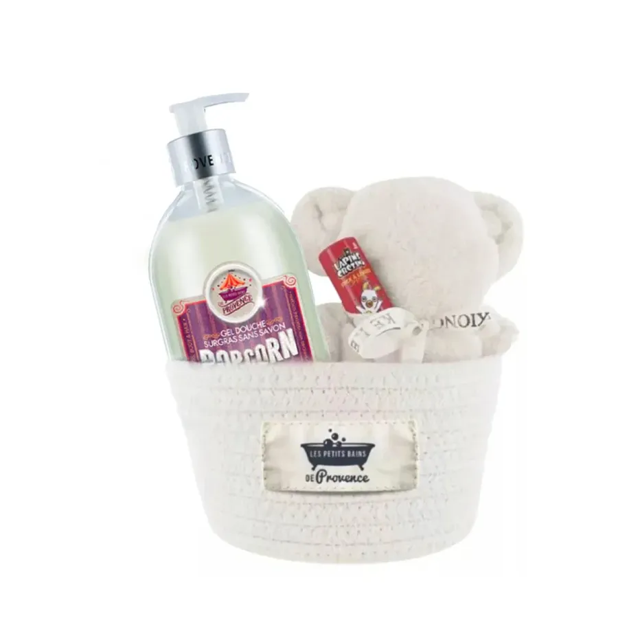 Les Petits Bains de Provence Panier Enfant Blanc