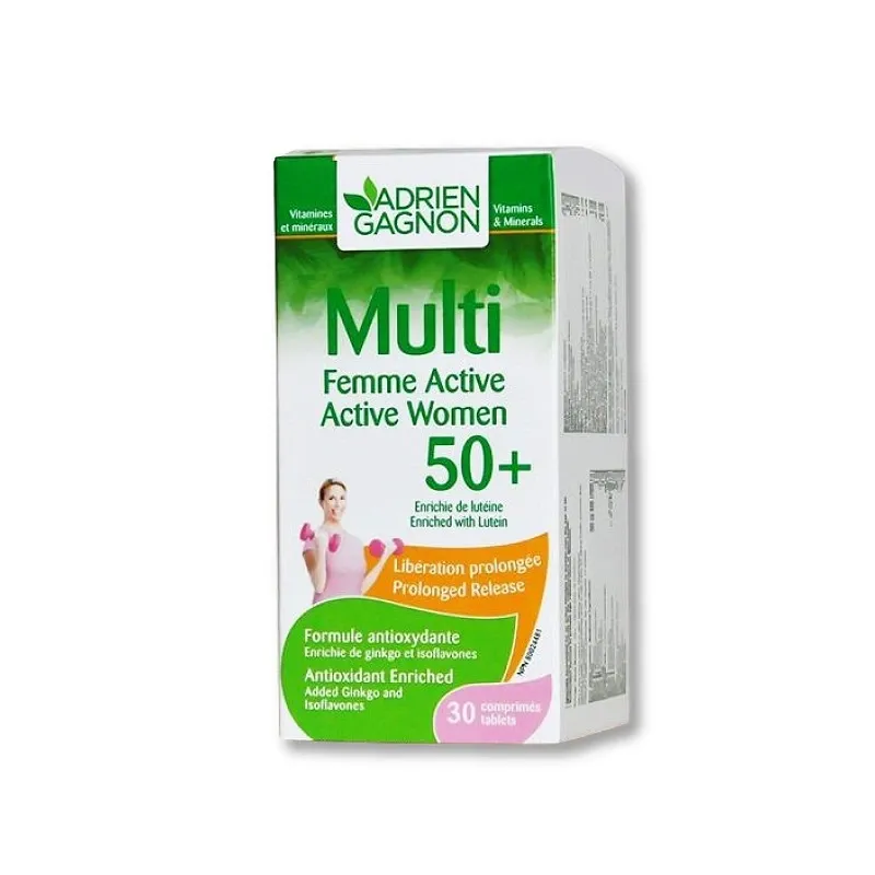 MULTI FEMME ACTIVE 50+ 30 comprimés