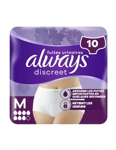 Always Culotte Discreet Medium 10 Pcs
