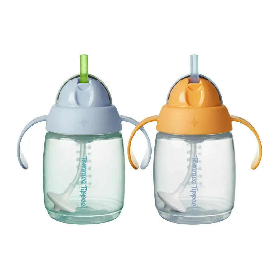 Tasse à Paille D’apprentissage, 6m+, 240ml Orange