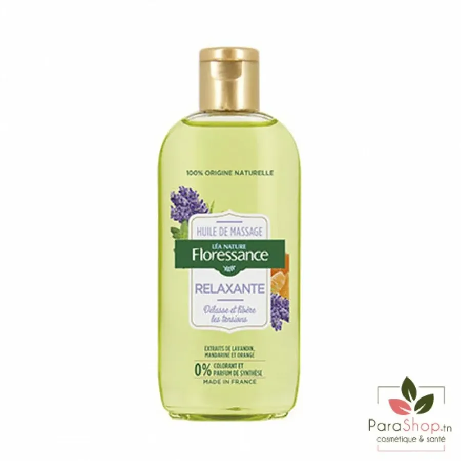 FLORESSANCE HUILE DE MASSAGE RELAXANTE 150ML