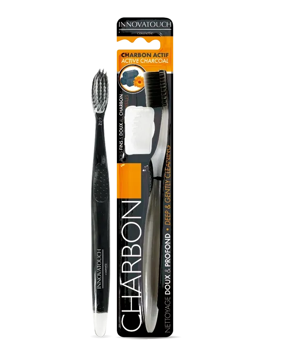 Brosse à dents au charbon actif