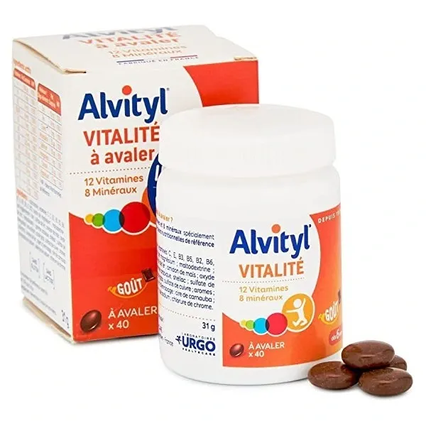 Alvityl Comprime Vitamines+Mineraux+Oligo Bt/40