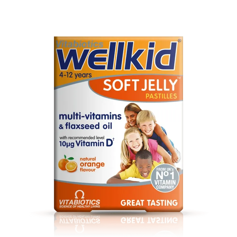Wellkid Soft Jelly Pastilles 30 Jelly Pastilles / Orange