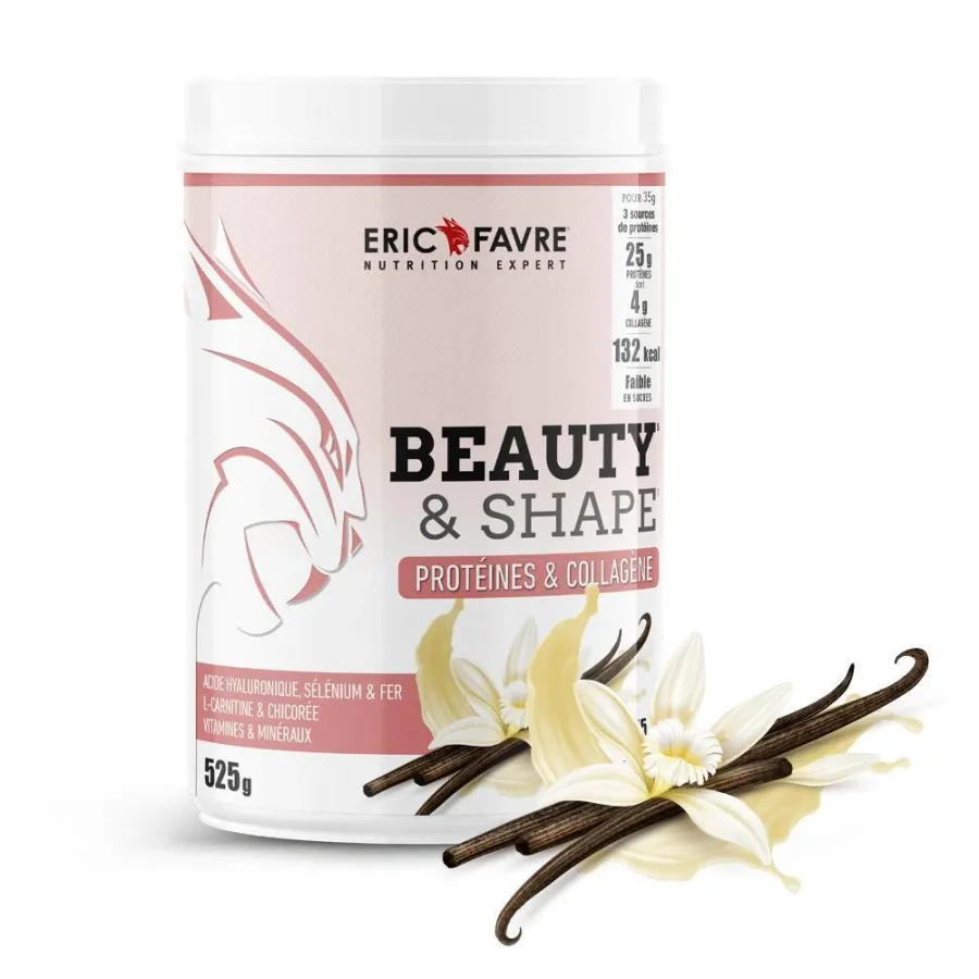 Beauty & shape - Protéines & Collagène Vanille 525g
