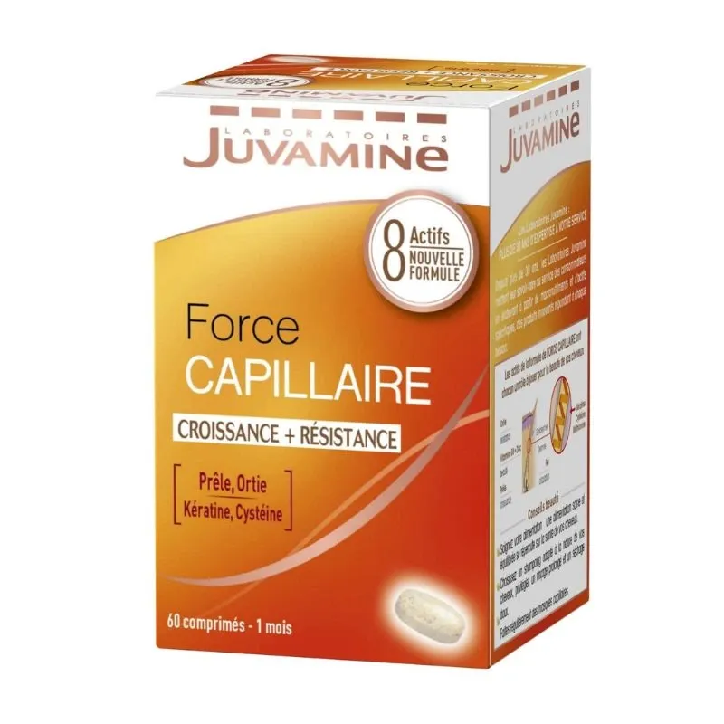 Juvamine Cheveux Forts à la Kératine 30 Comprimés