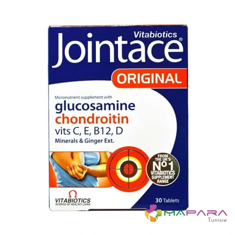 Vitabiotics Jointace Original Chondroïtine + Glucosamine 30 Comprimés