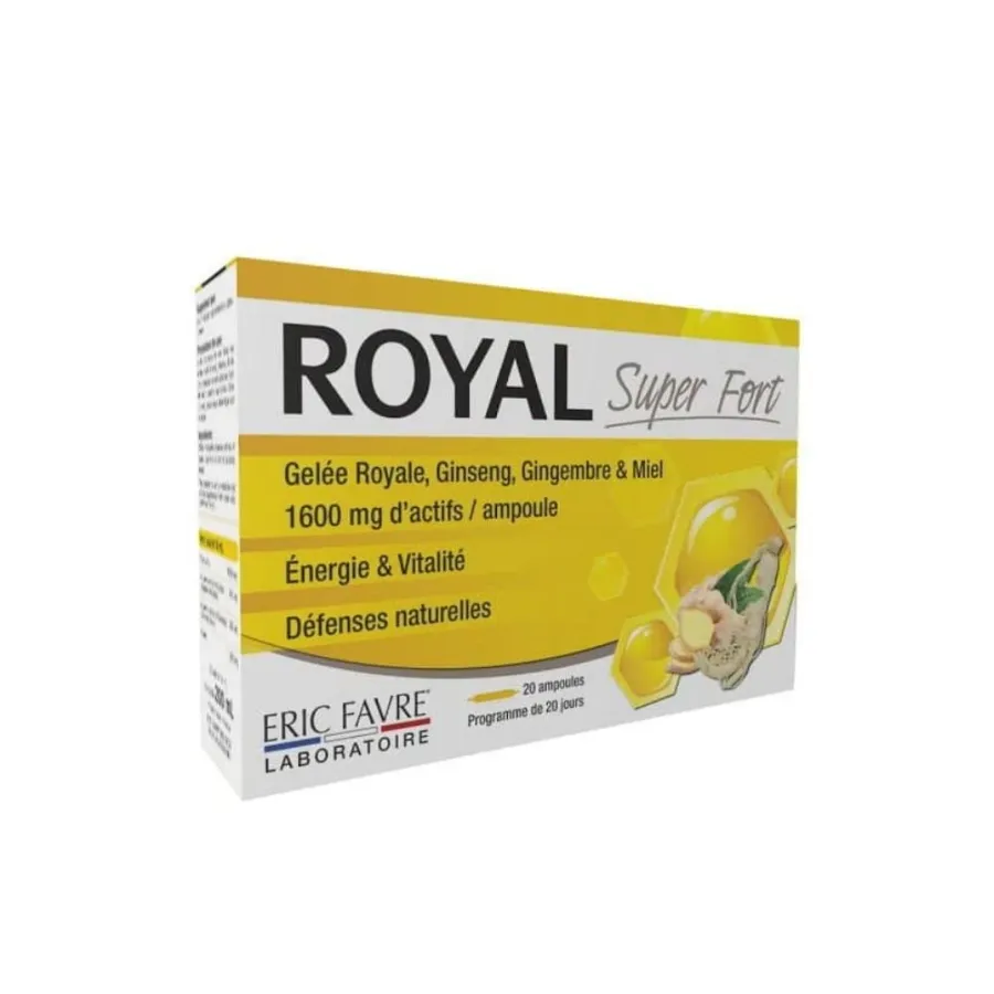 Eric Favre Gelée Royale Super Fort 20 Ampoules