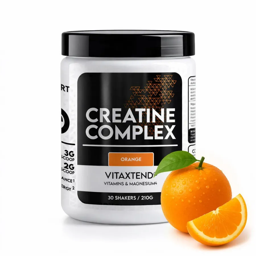 Créatine Complex VitaXtend | Soutien Performance Physique & Développement Musculaire Orange 210g