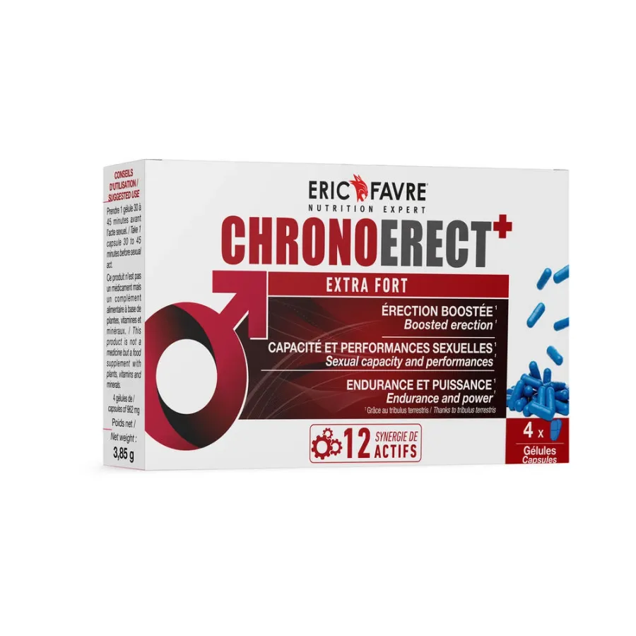 Chronoerect: Formule 9 actifs pour hommes actifs et vitalité optimale