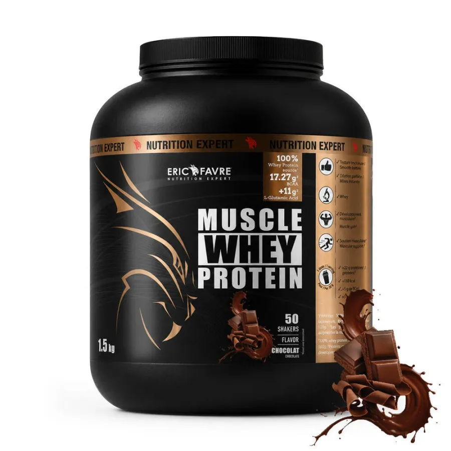 Muscle whey Protein: Concentré de whey pour sportifs en musculation