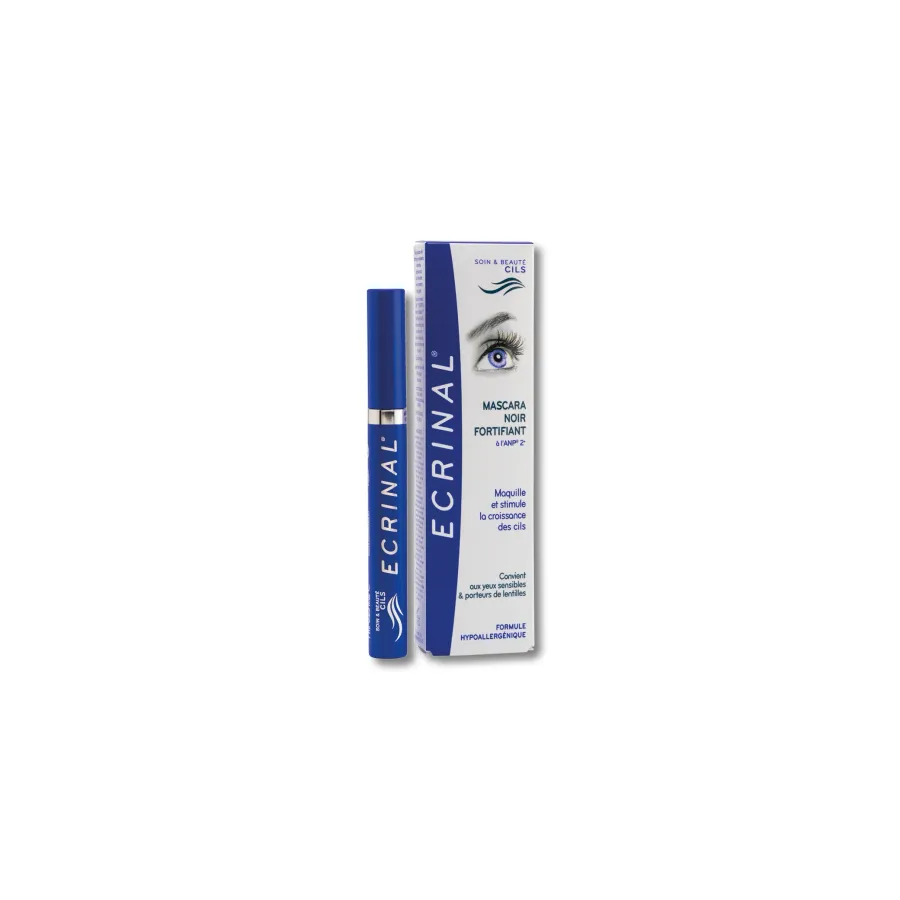 Ecrinal MASCARA NOIR FORTIFIANT A L’ANP® 2+ – MAQUILLAGE CILS FRAGILES FINS CLAIRSEMÉS