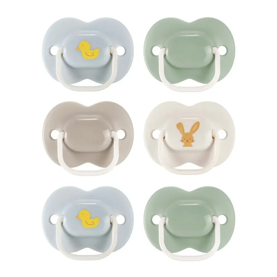 Sucettes Anytime 6-18 mois / Vert | Marron | Gris