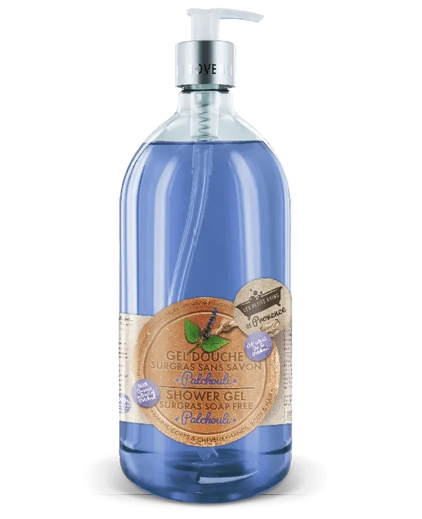 Gel Douche surgras sans savon 1L Patchouli