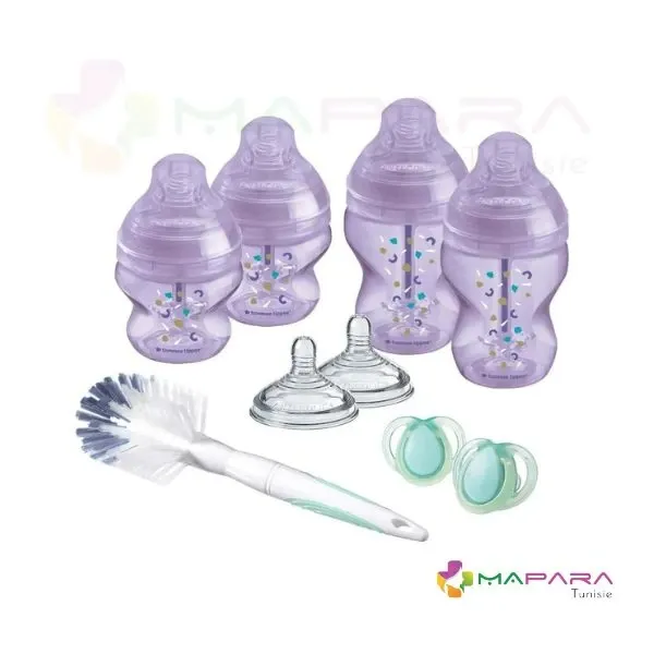 TOMMEE TIPPEE ADVANCED ANTI-COLIQUE KIT NAISSANCE ROSE PANDA