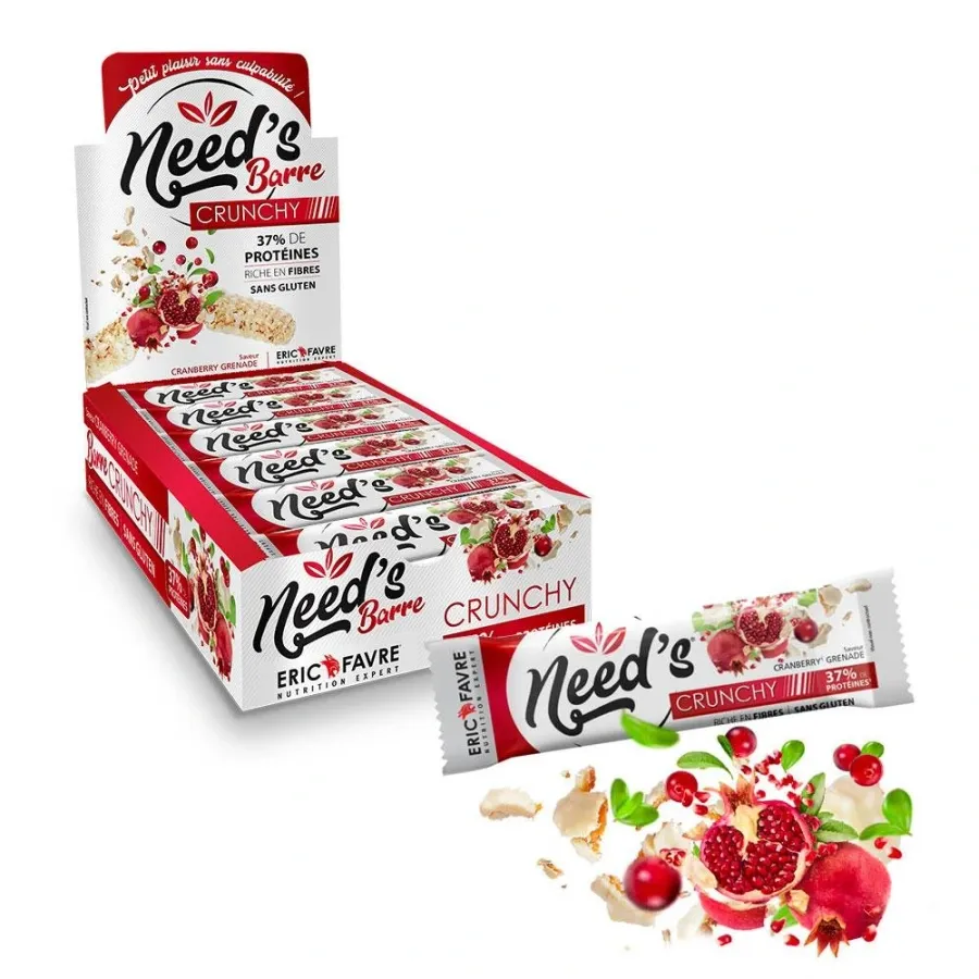 Barre protéinée Need's Crunchy Cranberry - Grenade Cranberry - Grenade 40g