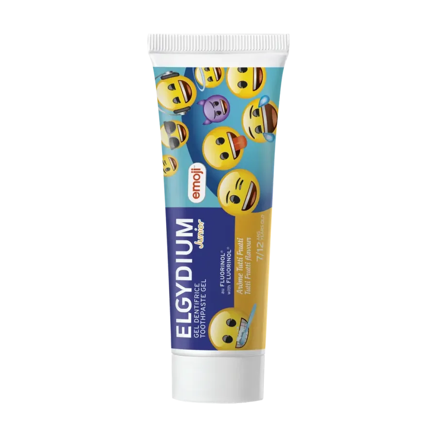 ELGYDIUM ELGYDIUM Junior EMOJI Arôme Tutti Frutti 7/12 ans – dentifrice enfant