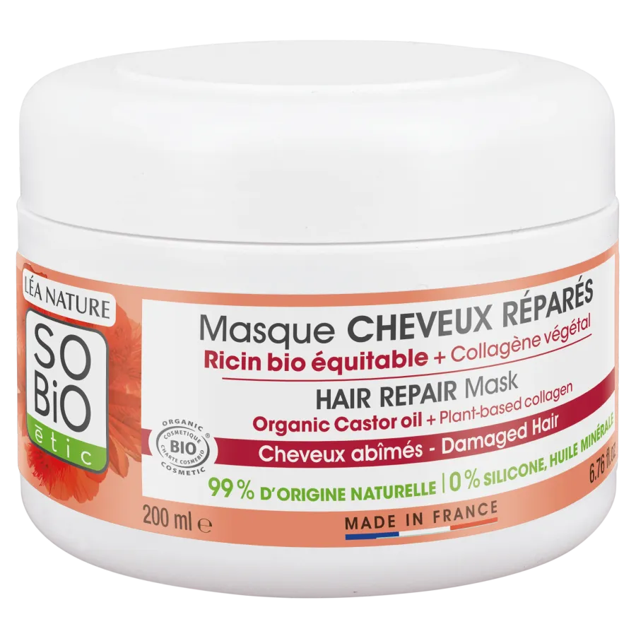 Masque Cheveux réparés - Ricin bio