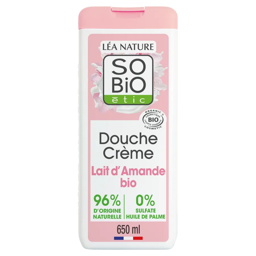 Douche Crème Hydratation au lait d'Amande Bio