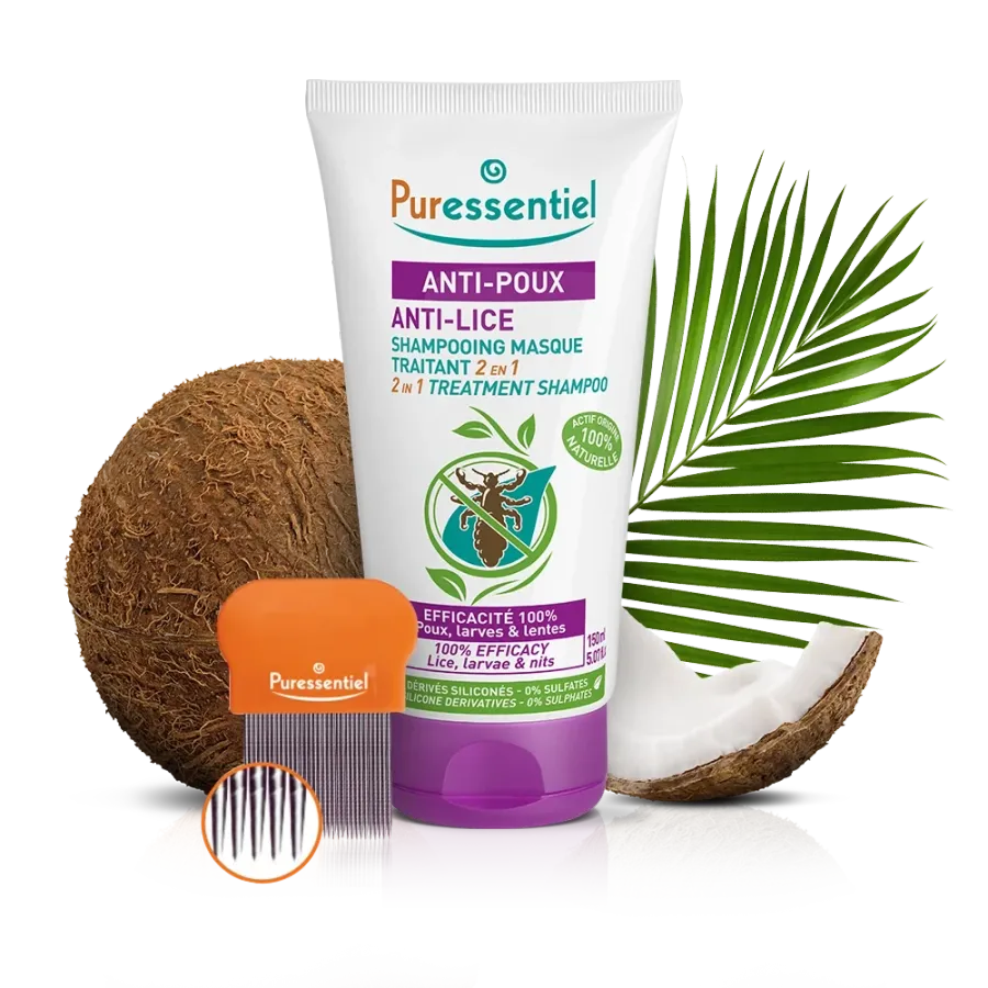 Shampooing Masque Traitement Radical 2 en 1 Anti-Poux