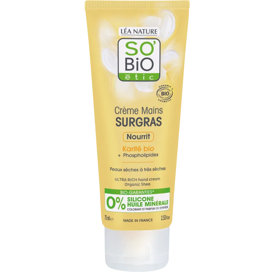 Crème mains surgras Karité Bio