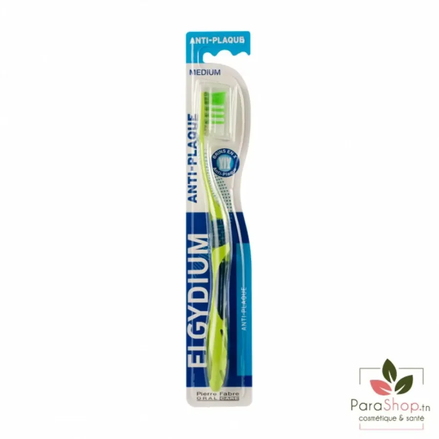 ELGYDIUM BROSSE A DENTS ANTI PLAQUE MEDIUM