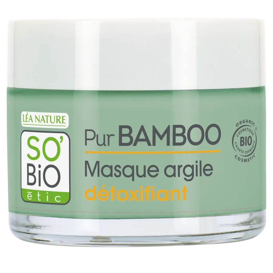 SO BIO Pur Bamboo Masque Argile Détoxifiant Bio 50ml