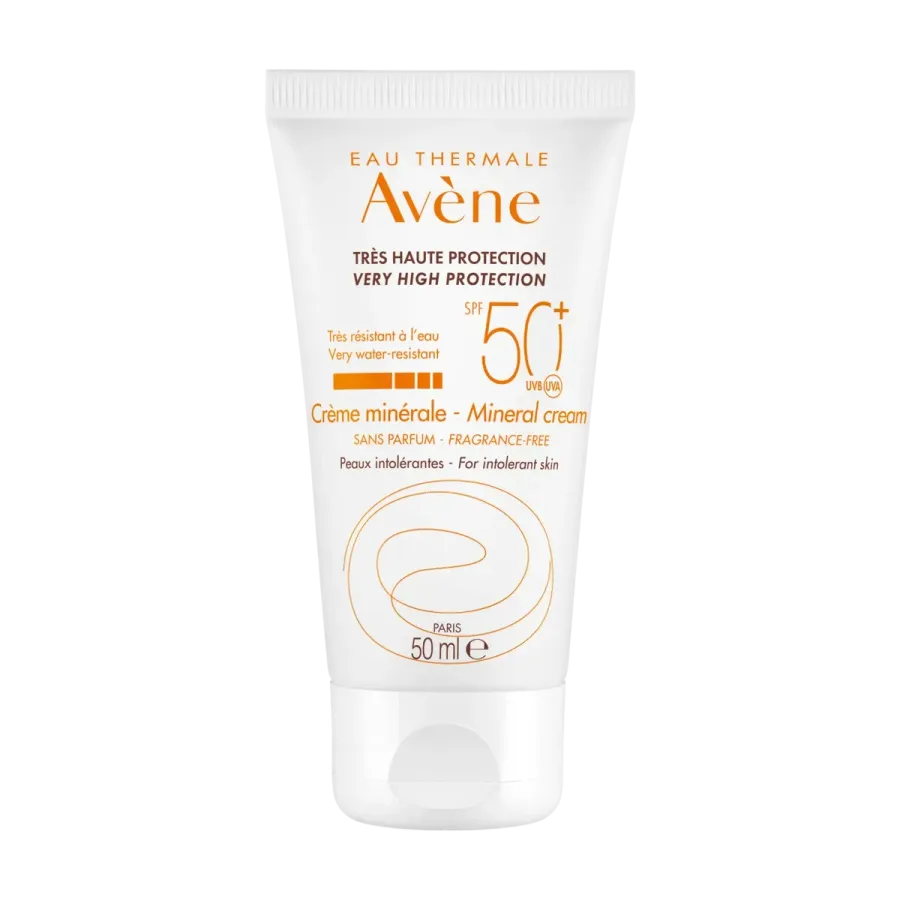 Soins Solaires - Peaux intolérantes Très haute protection Crème minérale SPF 50+