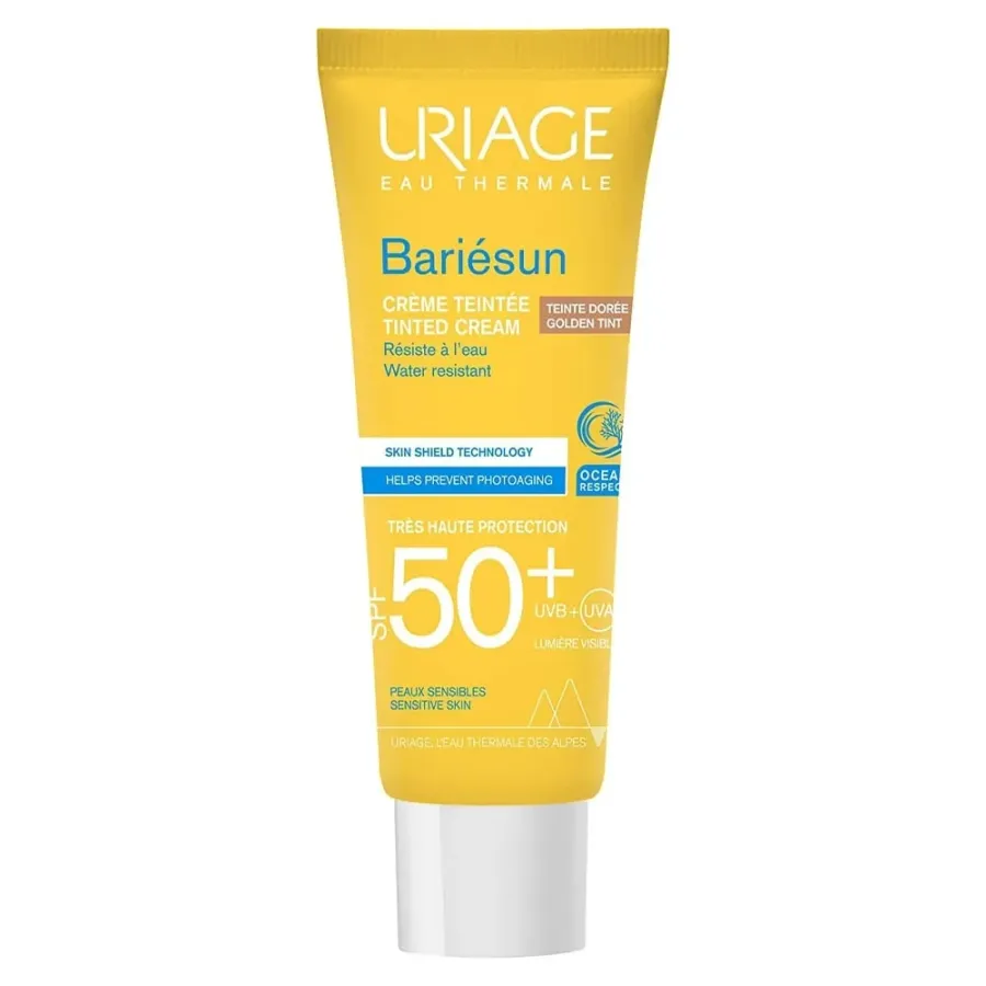 Uriage Bariésun Crème Solaire Teintée Dorée Spf 50 + 50ml
