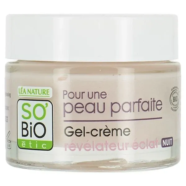 SO BIO Gel-Crème Révélateur Eclat Nuit 50 ml