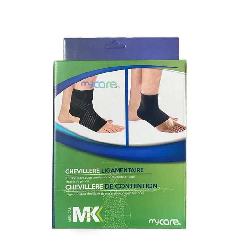 MK - Chevillère ligamentaire de contention - Noir