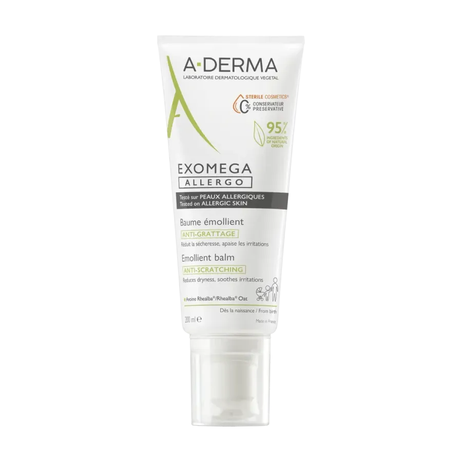 EXOMEGA ALLERGO Baume émollient anti-grattage Cosmétique Stérile