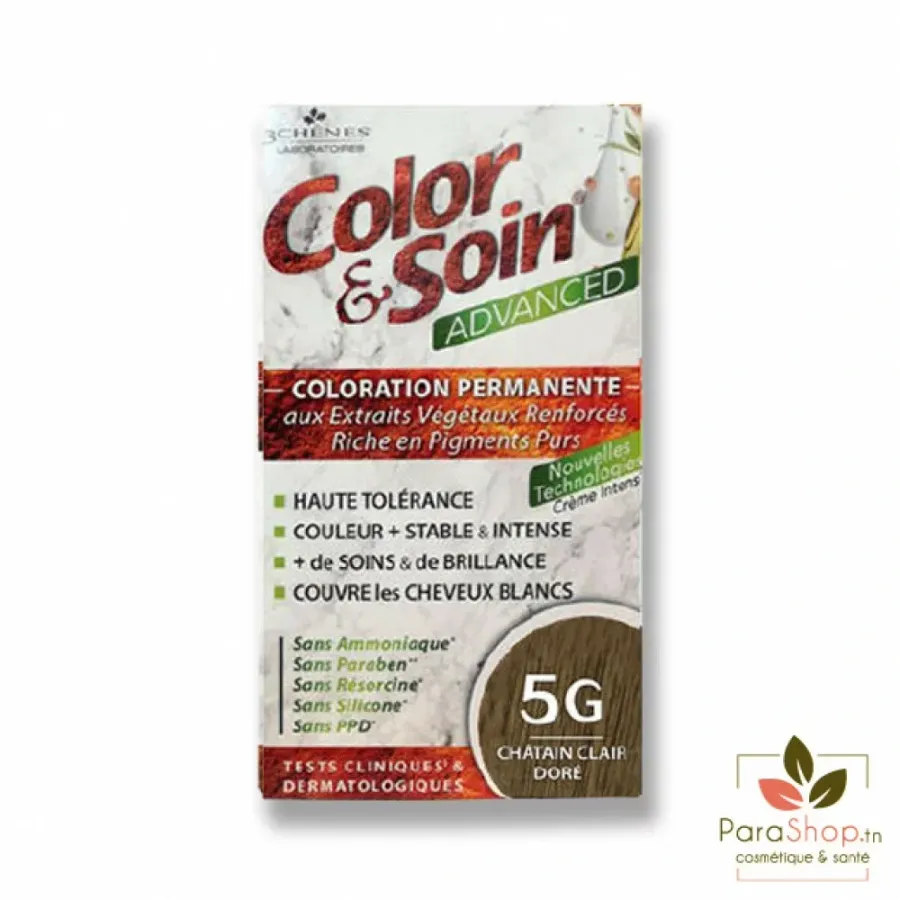 3 CHENES COLOR & SOIN ADVANCED 5G CHATAIN CLAIR DORE