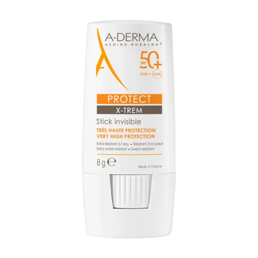 A-DERMA PROTECT X-TREM Stick solaire invisible SPF50+