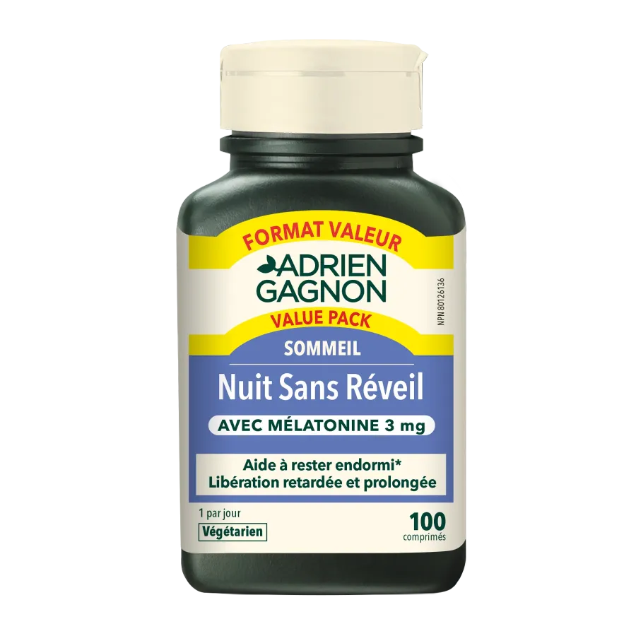 Nuit sans réveil+mélat 3mg - Format Valeur