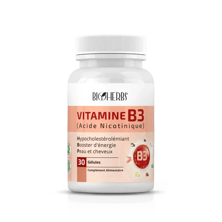 Bioherbs Vitamine B3 (acide Necotinique) Bioherbs