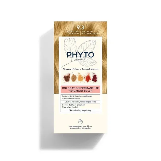 Phyto Phytocolor 9.3 Blond Trés Claire Doré 1 Kit