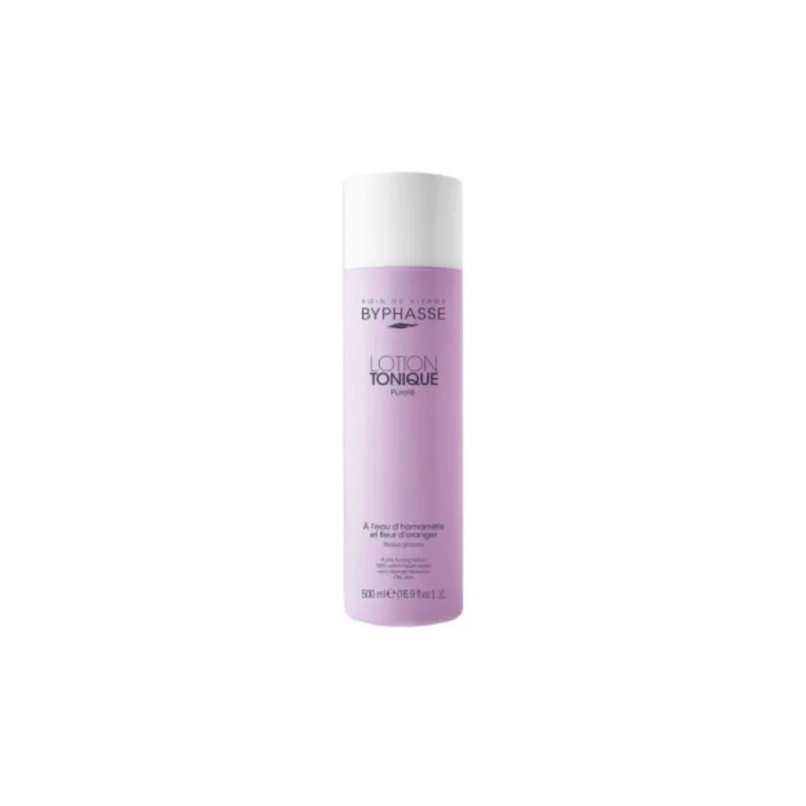 Byphasse Lotion Tonique Pureté à L’Eau D’Hamamelis et Fleur D’Oranger 500 mL