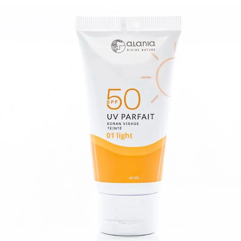 Alania UV Parfait Ecran Solaire Visage Teinté 01 Light 40 mL