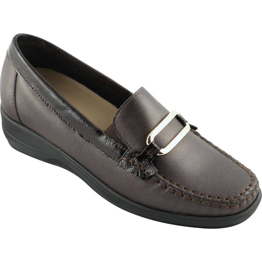 Mocassins femme Mavi Morsetto brun foncé