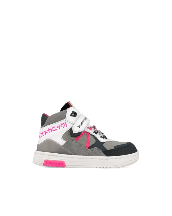 BIOMECANICS Bottine casual blanc et fuchsia (Napa) Pointure 29 Réf: 251237-B304