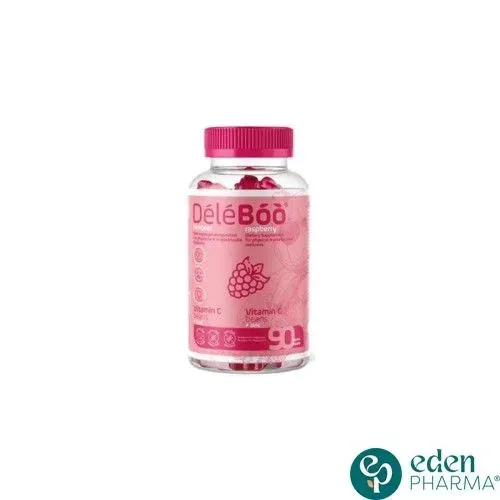 Deleboo Vitamin C+zinc Raspberry 90 Beans