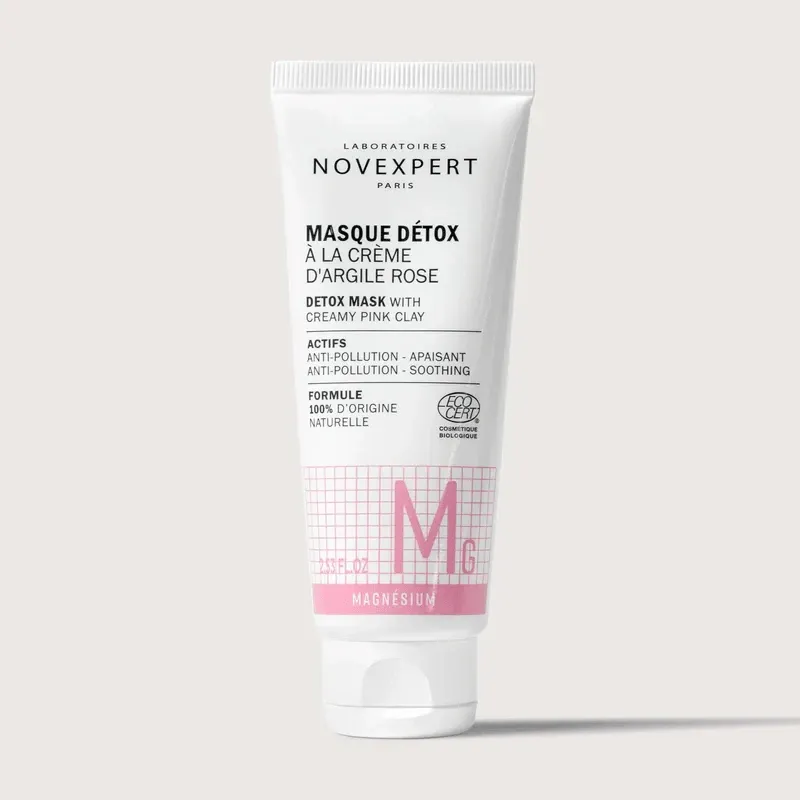 NOVEXPERT Masque Détox à La Crème D’Argile Rose75mL