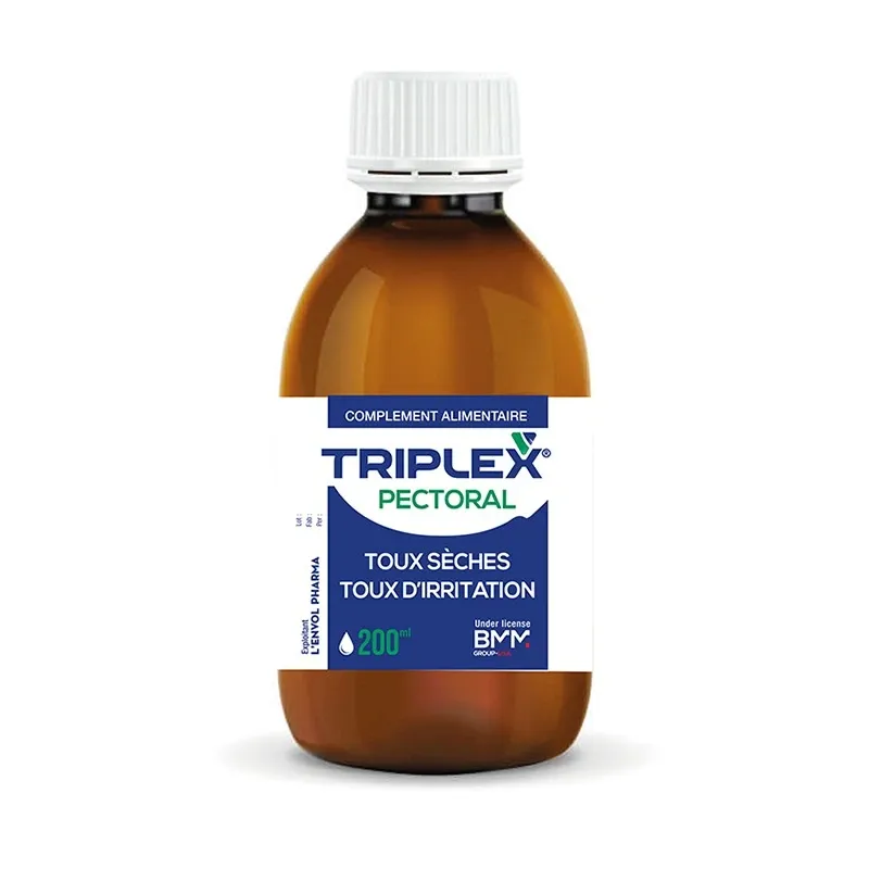 TRIPLEX Sirop pectoral toux sèche fl 200ml