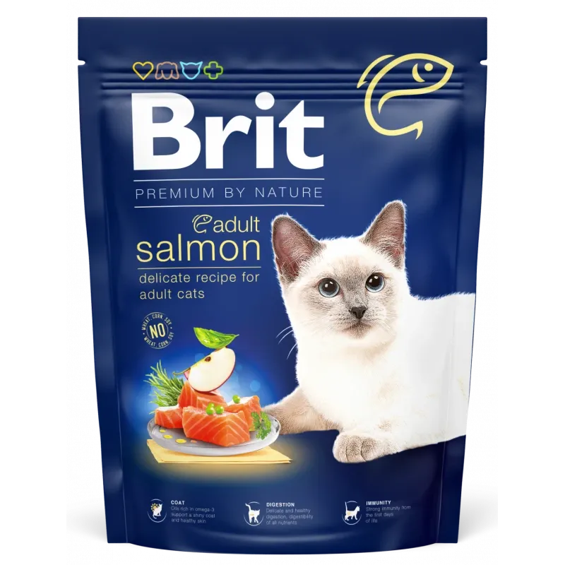 BRIT PREMIUM BY NATURE POUR CHAT ADULTE1.5KG