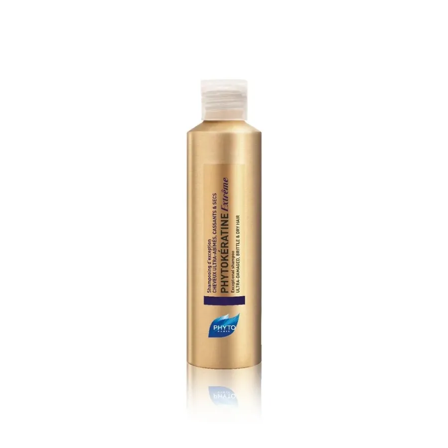 Phyto Phytokératine Extrême Shampooing D’exception Cheveux Ultra-abîmés, Cassants & Secs