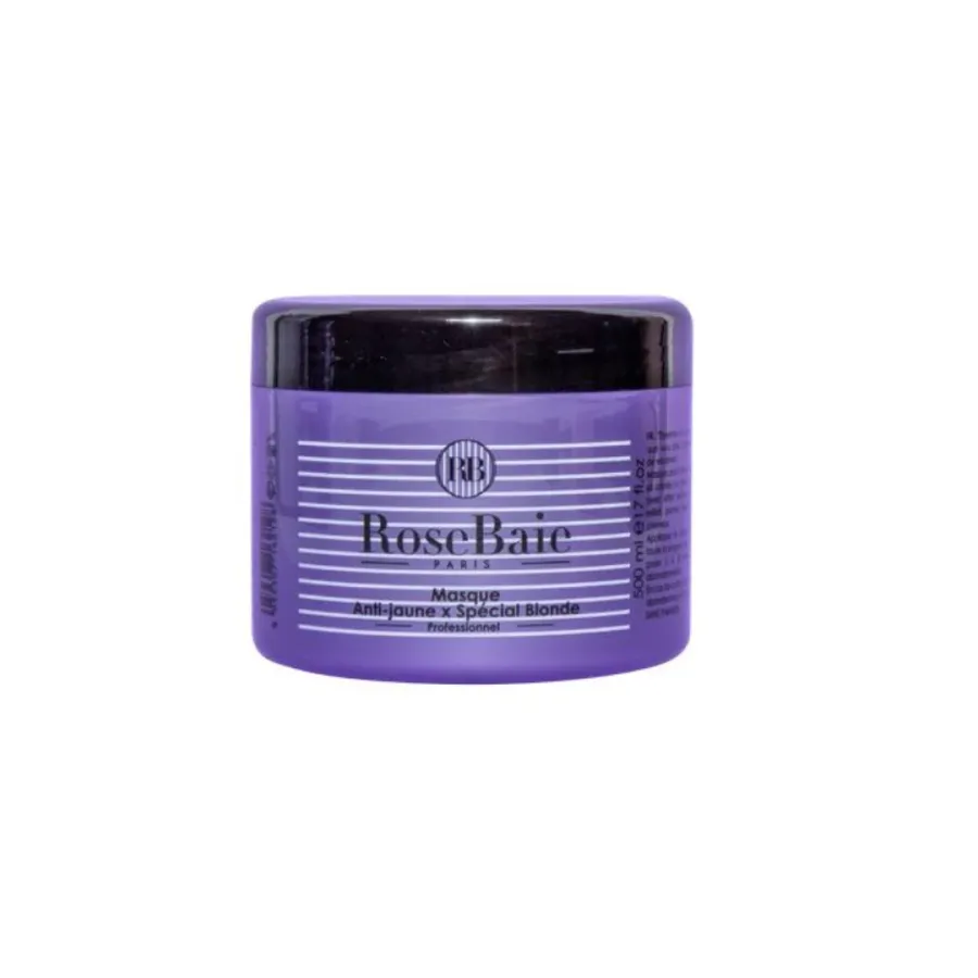 RoseBaie Masque Anti-jaune et Spécial Blonde 500ml