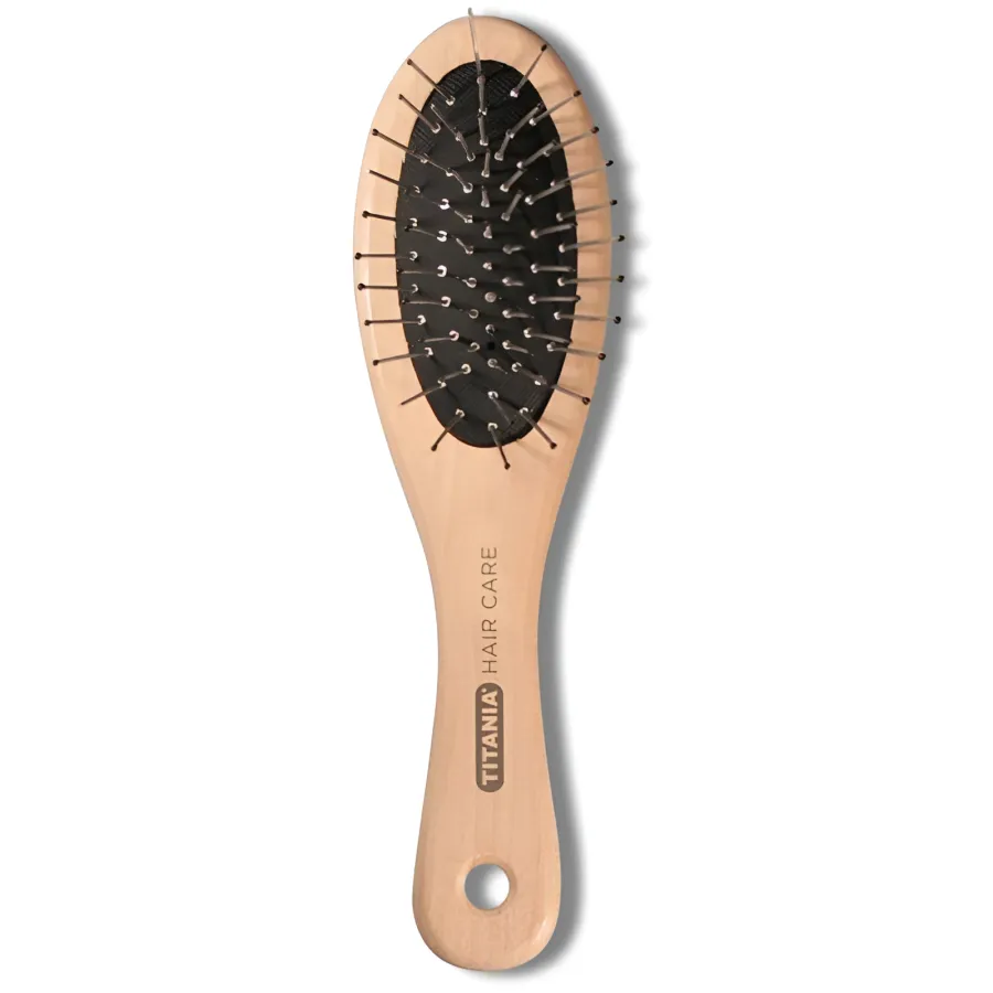 TITANIA - BROSSE BOIS DE MASSAGE 7 RANGEES 18 CM 2824