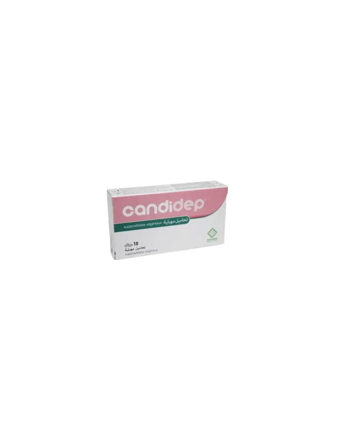 Candidep 10 Suppositoires Vaginaux